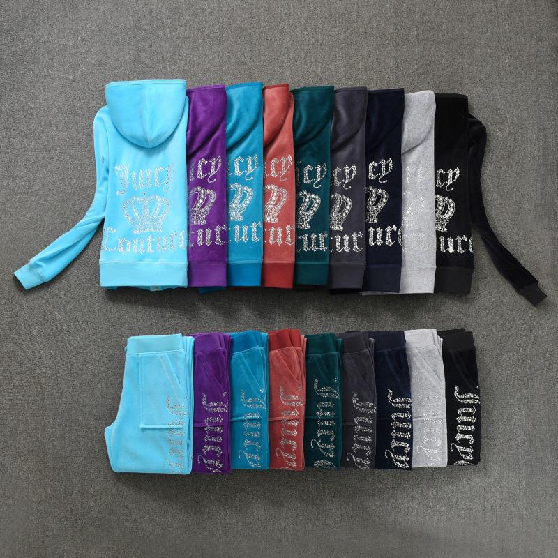 Women's Velvet Sportswear Set: Hot Drill Letter Hoodie & Straight-Leg Pants, Slim Fit Two-Piece.