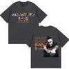 Sänger Alejandro Sanz Popmusik T-Shirt Mode Luxus Lässig Popmusik Hip Hop Kurzarm Oberteil Herren Damen Streetwear