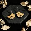 Bohemian Retro Hollowed-Out Bird Earrings - Versatile Fashion Accessories