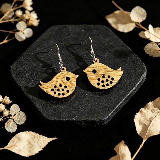 Bohemian Retro Hollowed-Out Bird Earrings - Versatile Fashion Accessories