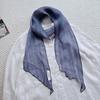 100% Linen Breathable Long Spring and Autumn Scarf For Women Original Style Artistic Neck Protection Soft Scarves 14x170cm