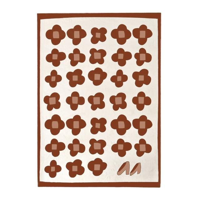 Große Teppiche mit Schachbrettmuster, Plüsch-Teppich für das Wohnzimmer, rutschfeste Spielmatte für Kinder, weicher Nachttischvorleger, Bodenmatte, Tapete Infantil