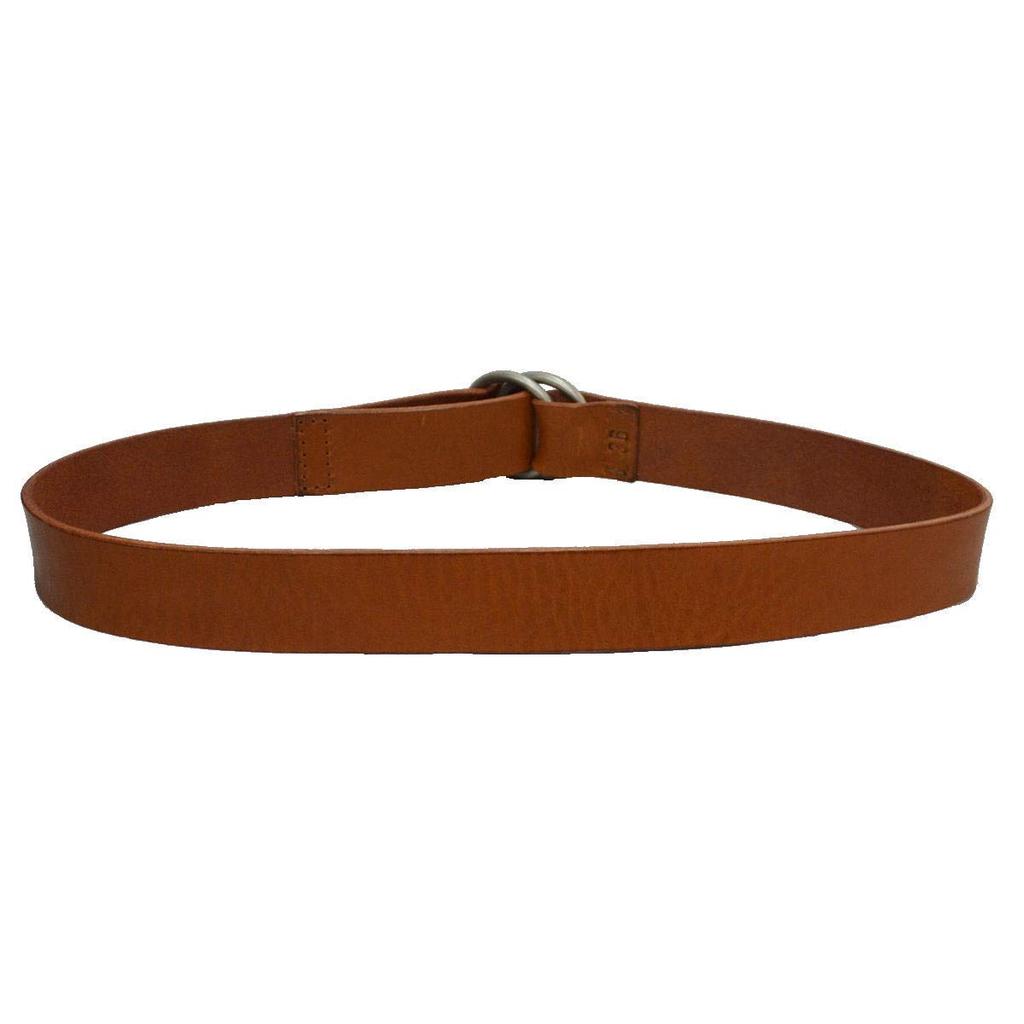 Genuine Tochigi Leather Cowhide and 38 4 Colors Light [voodoocats] Double-Ring Belt, Leather, 34, 36, Inches, (34 Inch, Brown)