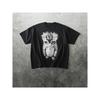 T-shirt Gatto in Piedi Meme Gattino Triste
