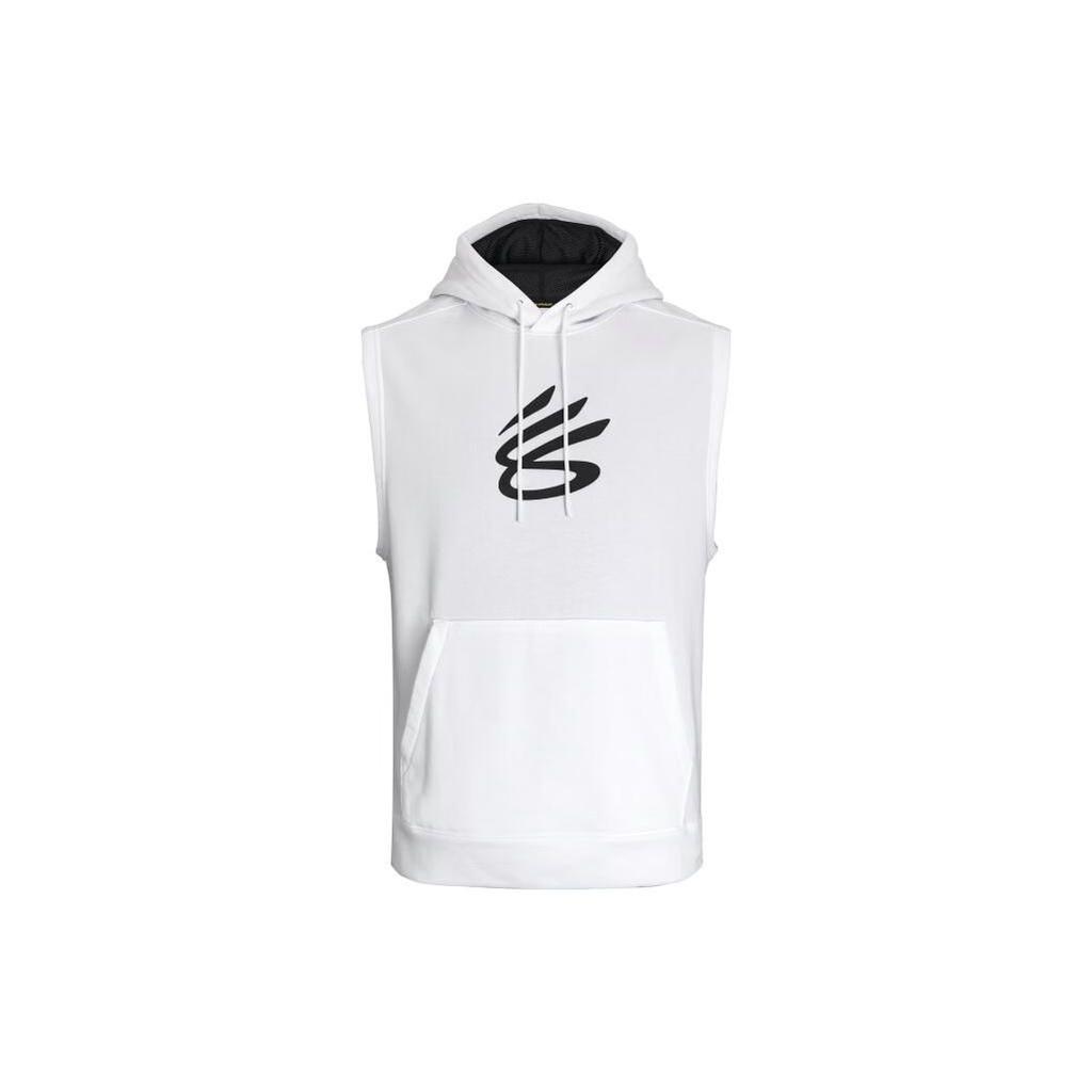 Under Armour Curry Graphic Print Breathable Sports Basketball Vest Men Vests White 1374301-101