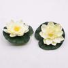 Water Lily Ornament Plastic Pond Tank Plant Floating Flower 10cm Artificial Lotus For Home Garden Decoration Aquarium Ornament