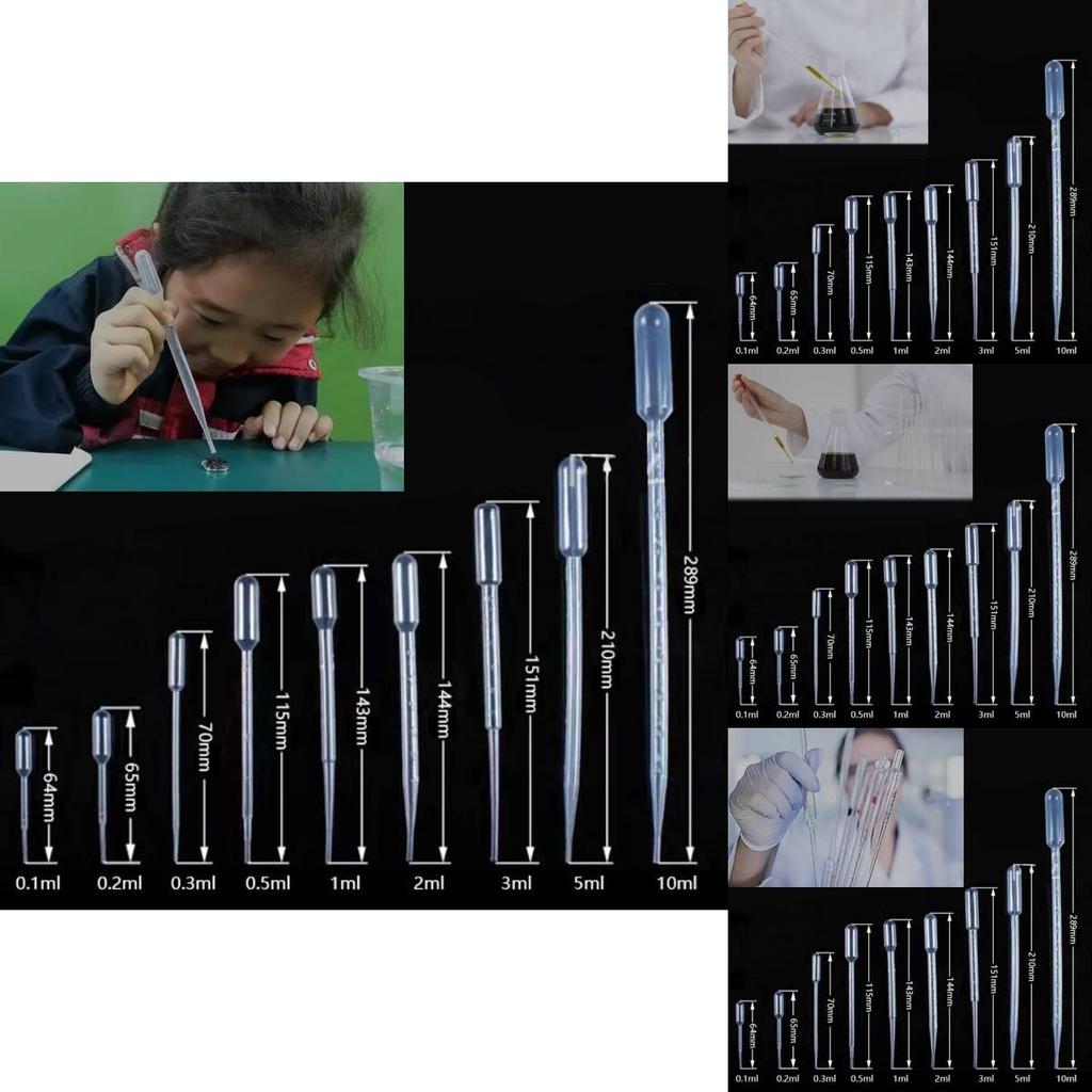 Premium Disposable Plastic Pipettes With Clear Measurement Scales For Accurate Liquid Transfer