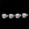 15 Piece Miniature Dollhouse Dinnerware Porcelain Tea Set   Plate Colorful Floral Print Miniature Ceramic Tea Set Teacup