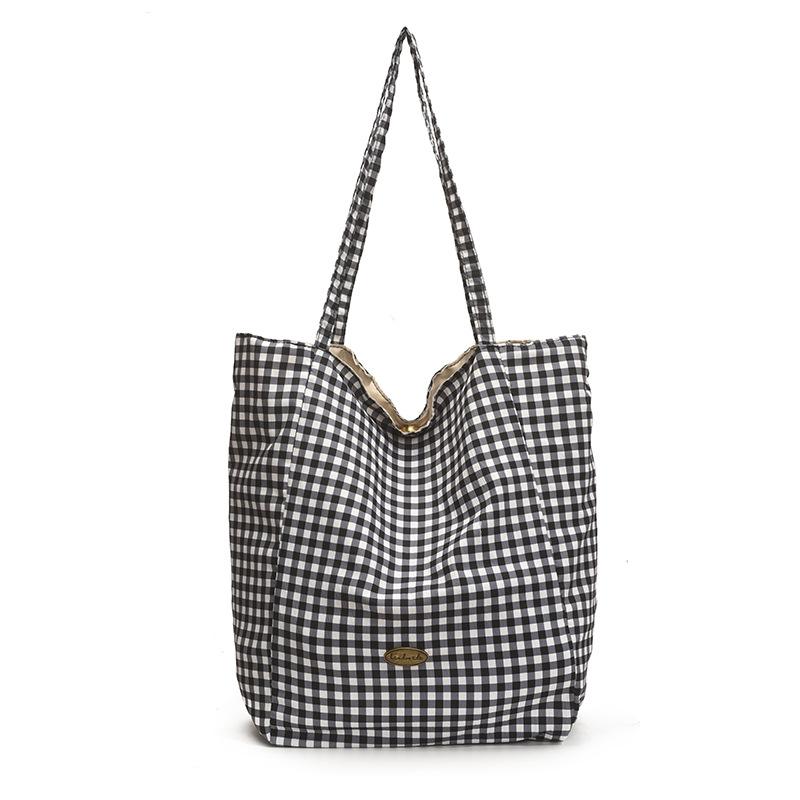 Summer new beautiful personalized casual shoulder bag female students class niche commuting tote big bag