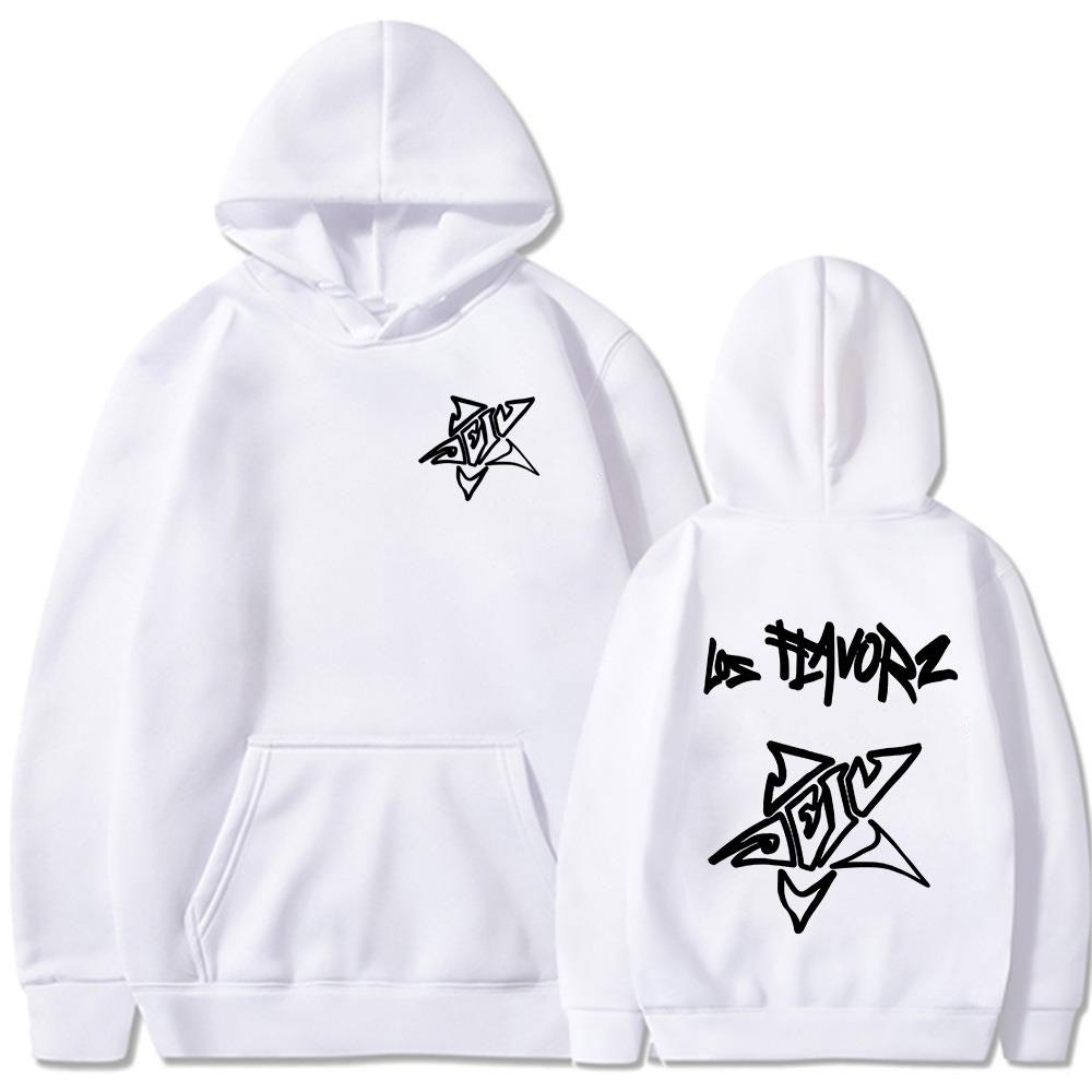 Autumn/Winter Hoodie Rapper Dei V Los Flavorz 2025 Printed Men's and Women's Fashion Harajuku Long Sleeve Sweatshirt Warm Hoodie