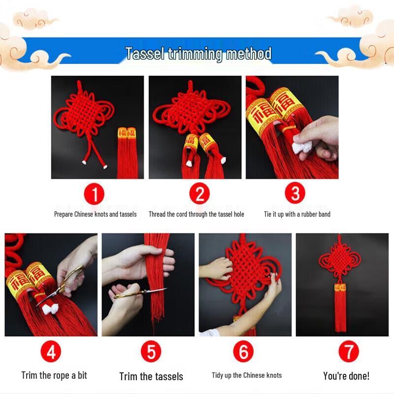Miling Red Chinese Knot Spring Festival Hanging Decoration