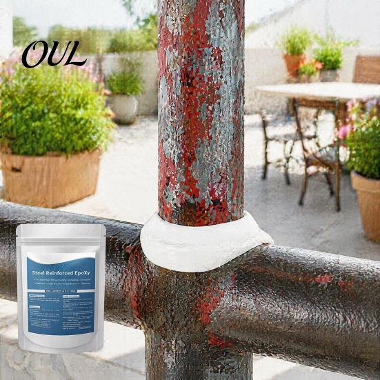 Quick Fix Repair Clay 1/2 Sets 100G Steel Reinforced Epoxy Putty with Scraper, Gloves, Sculpt for Cracks, Professional Leak Fix, Filling, Fast