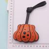 Mini Artificial Leather Halloween Pumpkin Luggage Bag Handbag Lanyard Pendant