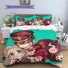 Toilet‑Bound Hanako‑kun2 Pattern Bedding Quilt Set  Home Decoration  Gift (1 * duvet cover + 2 * pillowcase  without core)