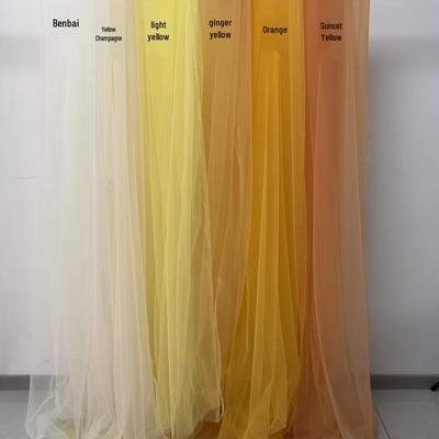 Tenda in Garza Gialla - Morbida Rete di Nylon per Decorazioni di Asilo, Sfondi per Matrimoni o Abiti da Sera.