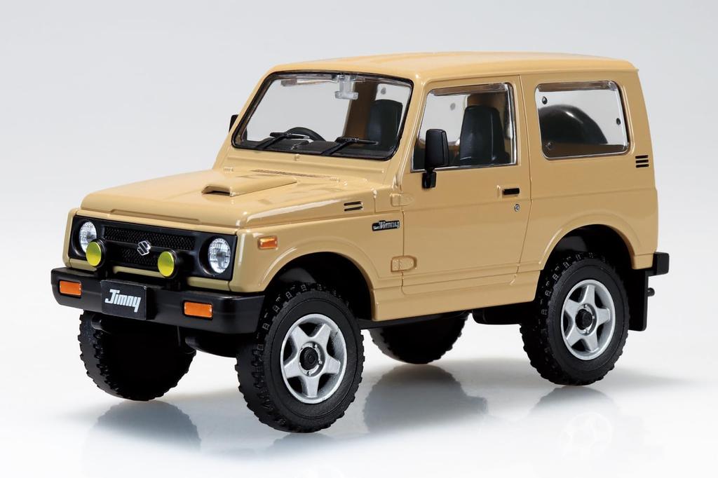 Aoshima Bunka Kyozai Rakupura Snap-Bausatz Suzuki JA11 Jimny Custom-Räder Maßstabs-Plastikmodellbausatz Co., Ltd.. (AOSHIMA) Nein. 18CU-KI (khaki) 1/32