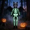 Childrens Boy Halloween Ghost Skeleton Performance Costume With Luminescent For Kids 3 To 8 Years