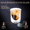 2Pcs 60ml Transparent Double-layer Glass Mug Household Party Mini Coffee Cup Coffee Tea Small Tumbler Coffeeware Teaware