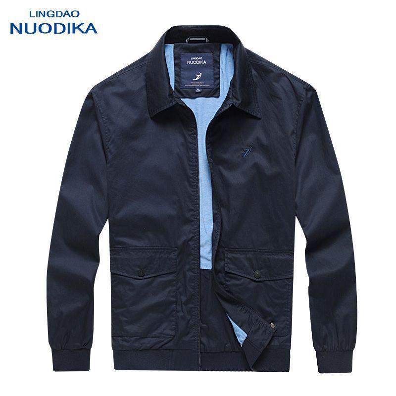 Leadway Nautica Plus Size Men's Business Casual Jacket - Spring/Autumn Loose Fit, Turn-Down Collar.