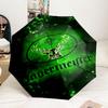 Jägermeister: Der Spirit of Tradition Automatischer Faltregenschirm - 8-Rippen Reise-Regenschirm mit Automatischer Tragetasche, Ideales Geschenk für Geburtstage