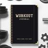 Workout Journal Spiral Notebook A5 Fitness Planner Daily Gym Log Exercise Tracker With Stickers  Progress Pages