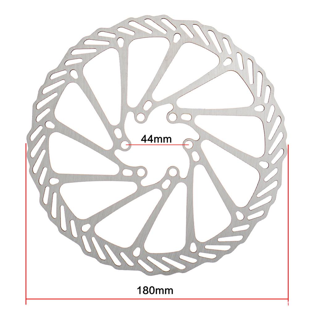 Fahrrad-Scheibenbremse – Schwimmend, 180 Mm, Edelstahl, CNC-gefräst, Lochabstand 44 Mm