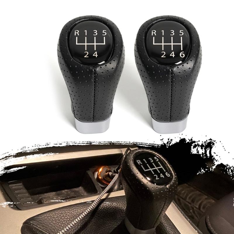 5/6 Speed Gear Shift Knob Head-Ball Lever Shifter Stick For E81 E82 E87 E92 E93