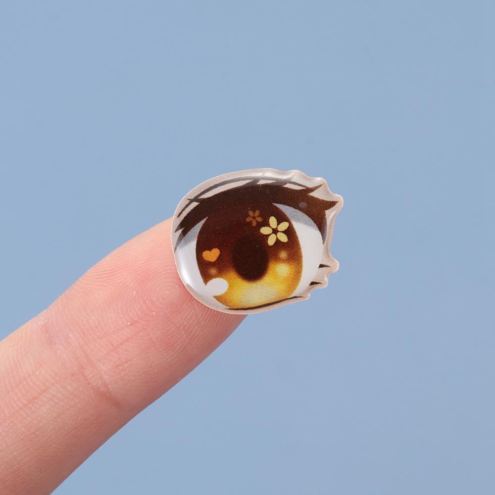 Toys DIY Doll Accessories Face Organ Paster Cartoon Eyes Stickers Clay Decals Love Cute Sticker