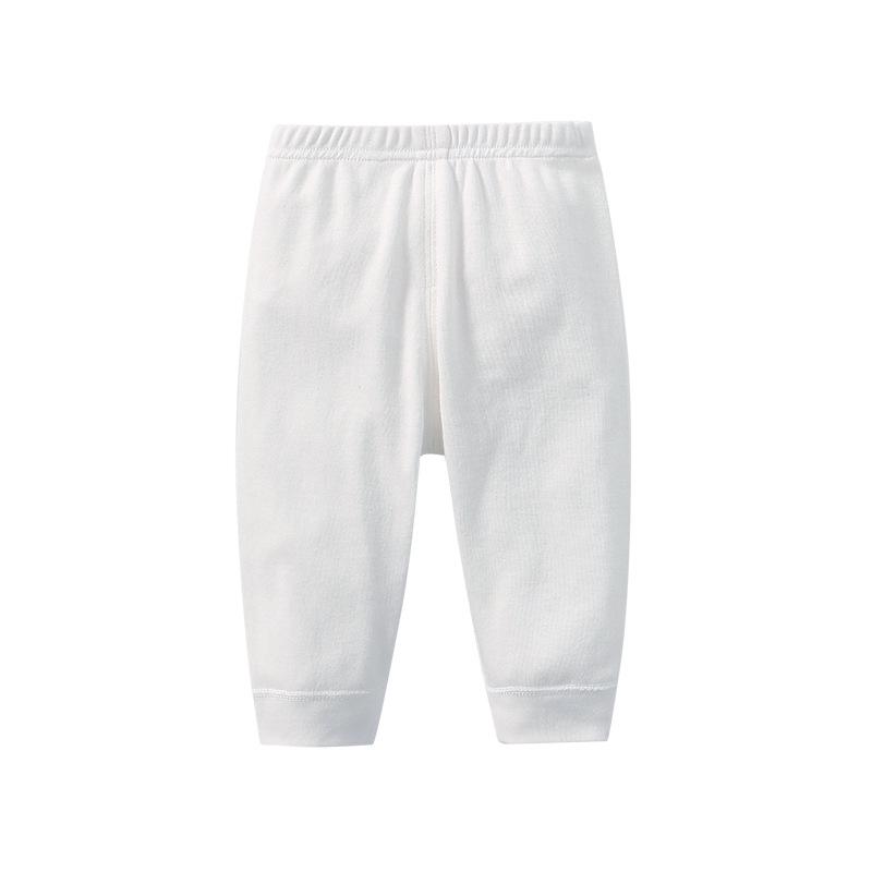 Unisex Baby Combed Cotton Autumn Base Layer Pants 90 cm белый