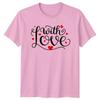 With Love TShirt RoUnisextic Script Love SentiUnisext Valentines Day
