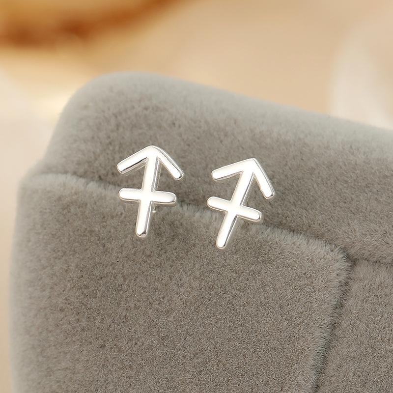 Banyan Tree S925 Silver Zodiac Earrings - Elegant Luxury Design for Women.