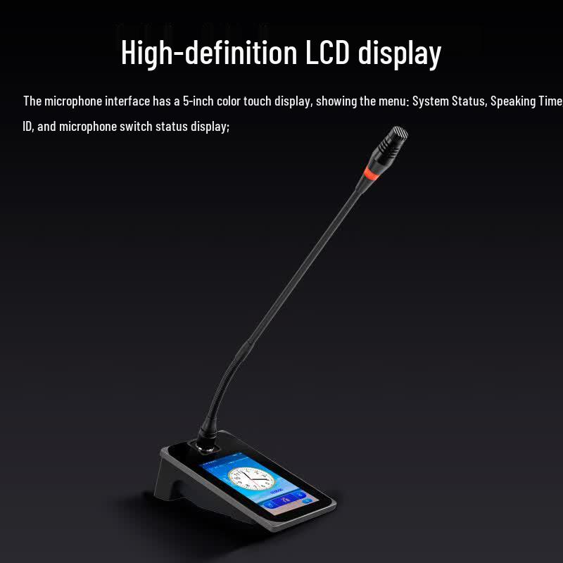 HDCON Wireless Touchscreen Video Conferencing Microphone System (CN version)