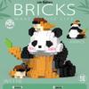 Compatible Lego Panda Hua Hua Meng Lan Fu Bao Doll Building Blocks Toy