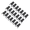 24Pcs Push Button Latch Universal Trash Can Lid Lock Replacement Clips Easy Install Trash Can Press Button Garbage Bin Switch