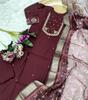 Women Designer Kurti Pant Dupatta Set Indian Bollywood Top Tunic Kurti Salwar Kameez Dress