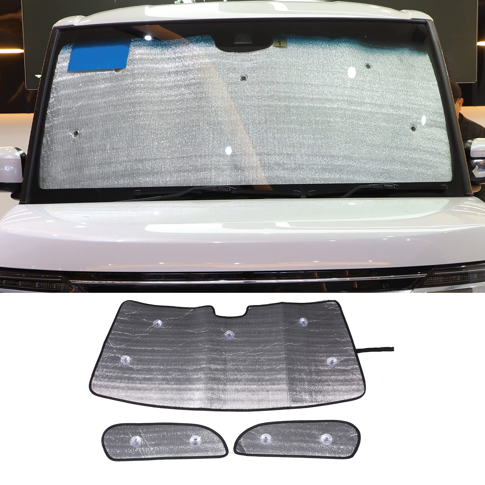 

Sauicemy Car Full Window Front Windshield Car Windshield Car Sun Car UV Light Heat Winter Compatible with Honda Shade, Sunshade, Sunshade, Visor,