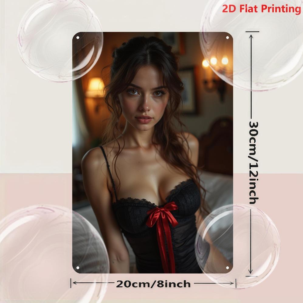 Retro Metall Blechschild   Vintage Wanddeko für Bar Garage Schlafzimmer Büro Vorgebohrte Löcher Einfach Aufhängen