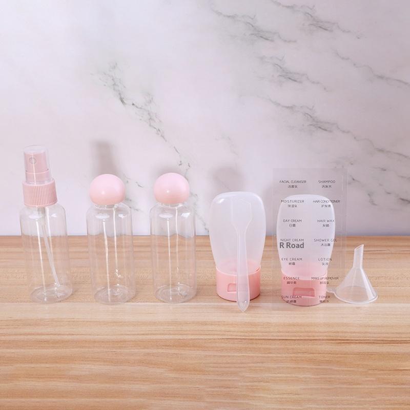 Travel Size Multi-piece Skincare Set Portable Containers Cosmetic Skincare Liquid Toiletries Bottle