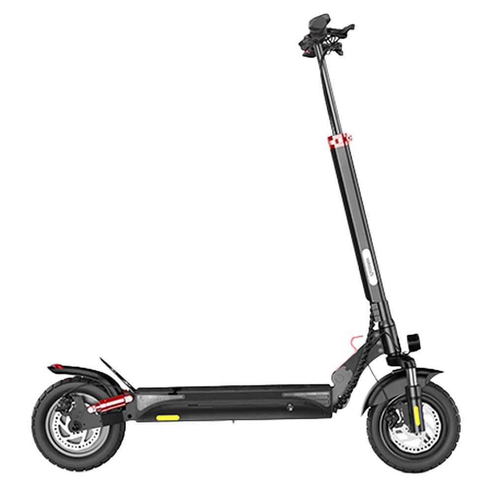 40km/h Urban Electric Scooter with APP Control, 800W Motor, 48V10Ah Battery, Full Suspension, Disc Brakes, 10" Off-Road Tires Folding E-Scooter