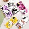 JZ21 Lovely Cartoon Hello Kitty Case for Samsung A04 A14 A23 M33 M53 Realme 10 9 C35 C55 VIVO Y02 X80 Infinix Hot 30 Note 11 Tecno Spark 8P Pro