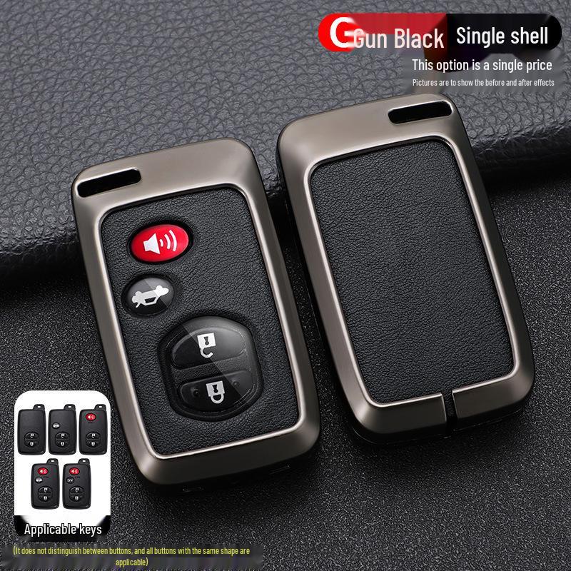 Compatible Key Case for Toyota Models: Corolla, Levin, Camry, Highlander, RAV4, Crown, CHR, Reiz