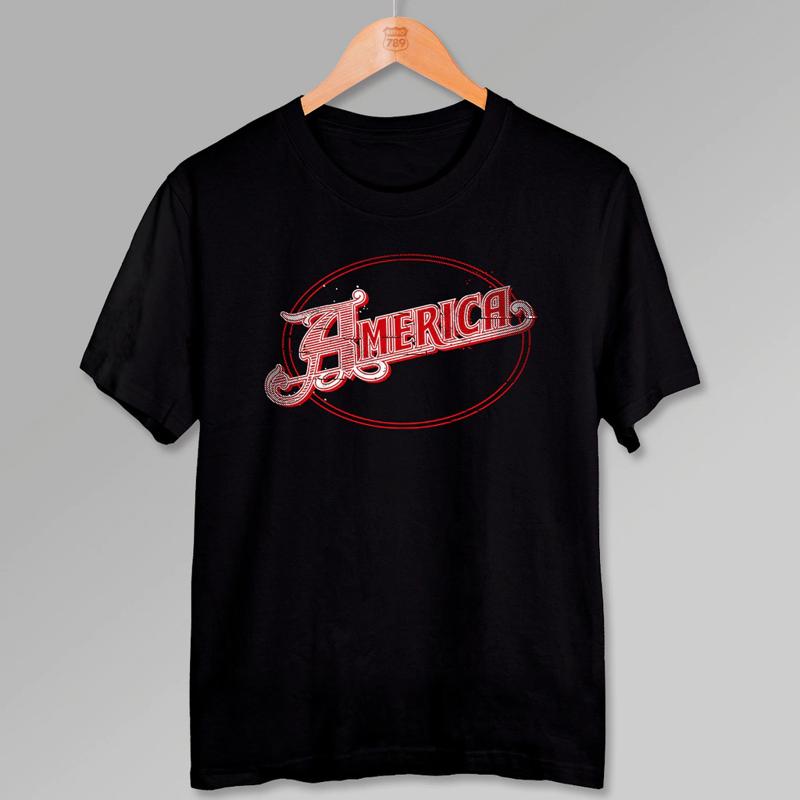 T-shirt con Logo Folk Rock America Band