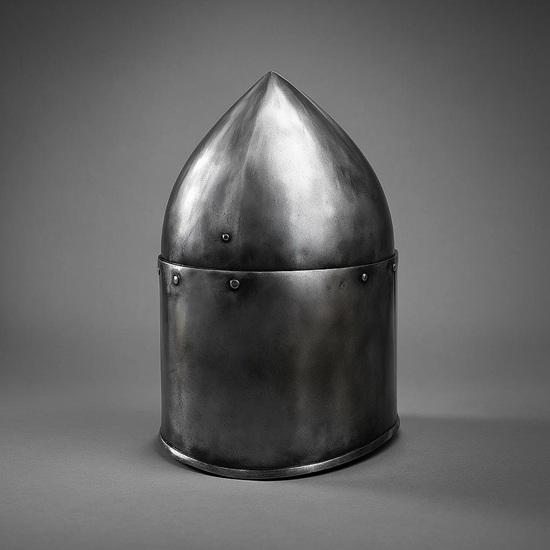 Handmade Medieval 14th Century Great Helmet Perfect for Renaissance Fair, Cosplay, LARP, Halloween Costume Authentic Steel Armor Replica