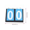 2-Digit Portable Flip Scoreboard 4-Digit Double-Sided Display Easy Flip Score Keeper  Score Keeper