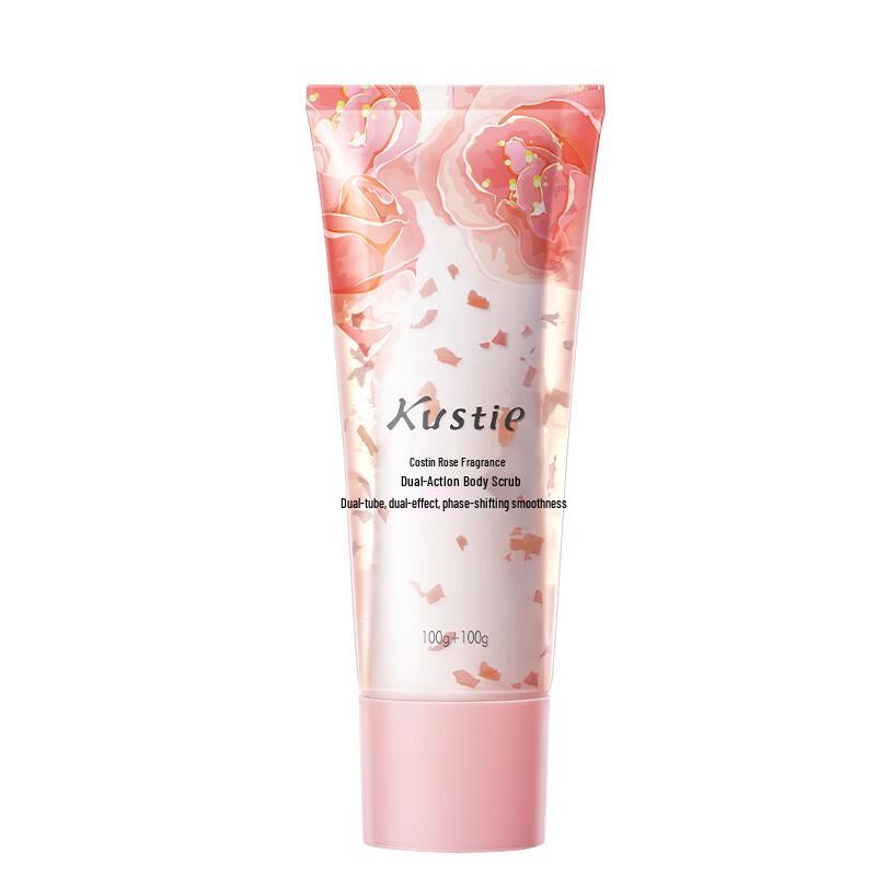 Kustie Rose Scent Dual-Effect Body Scrub