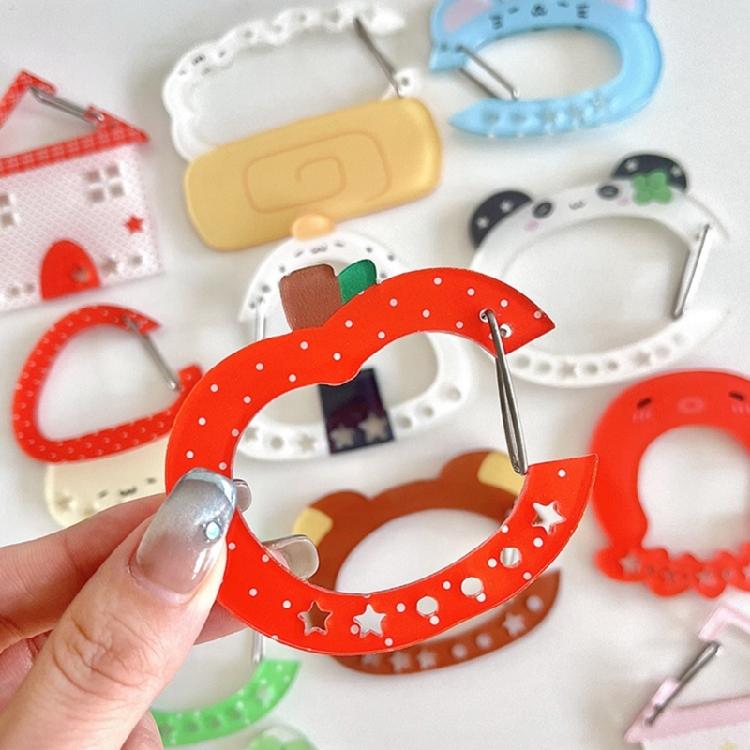 Practical Functional Carabiner Keyring Keychain Clip Backpack Pendant Handbook Decoration Ita Bag Buckle Accessories