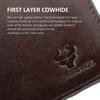Humerpaul Thin Cow Genuine Leather Wallet Men Coin Purse Small Mini Card Holder Simple PORTFOLIO Portomonee Slim Male Wallet