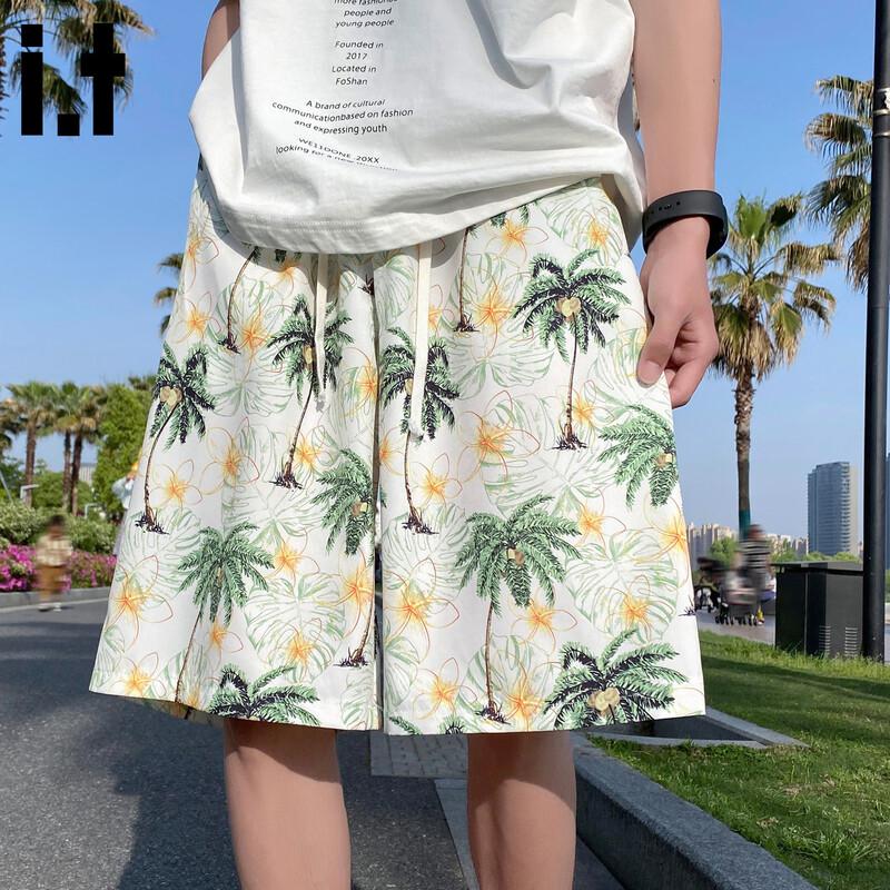 

Men s Hawaii Coconut Print Quick-Dry Beach Shorts 4XL