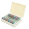 30Pcs Microscope Slides with Box Transparent Biology Prepared Slide Set for Laboratory