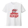 Scary Horror Movie Blood Crown Queen T Shirt vintage Washed Comfortable Top For Everyday Wear Breathable Stylish Slightly